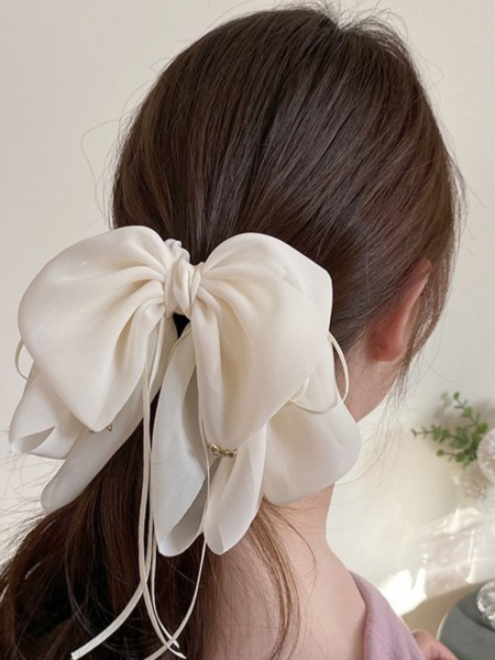 Duża tiulowa spinka do...