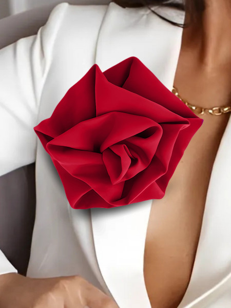 Broszka przypinana róża...