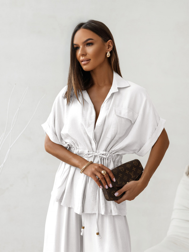 Wiskozowy komplet z szerokimi...