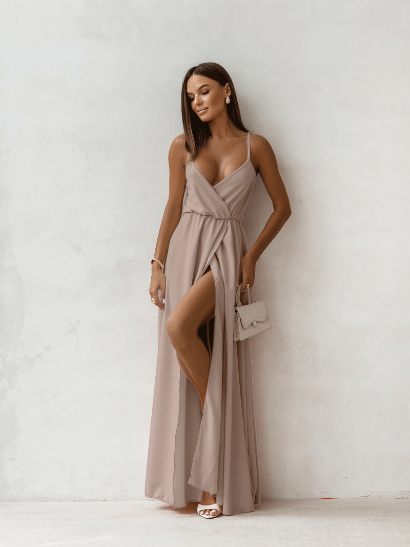 Sukienka maxi na ramiączkach SENTILA...