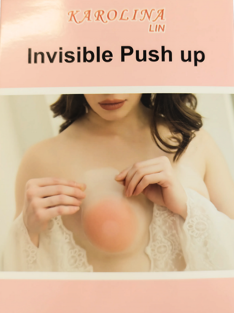 Nakładki samonośne biustonosz push up - cielisty