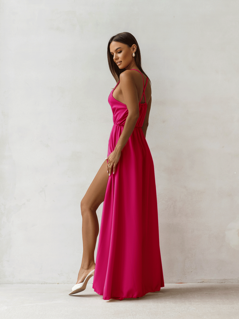 Sukienka maxi na ramiączkach SENTILA...