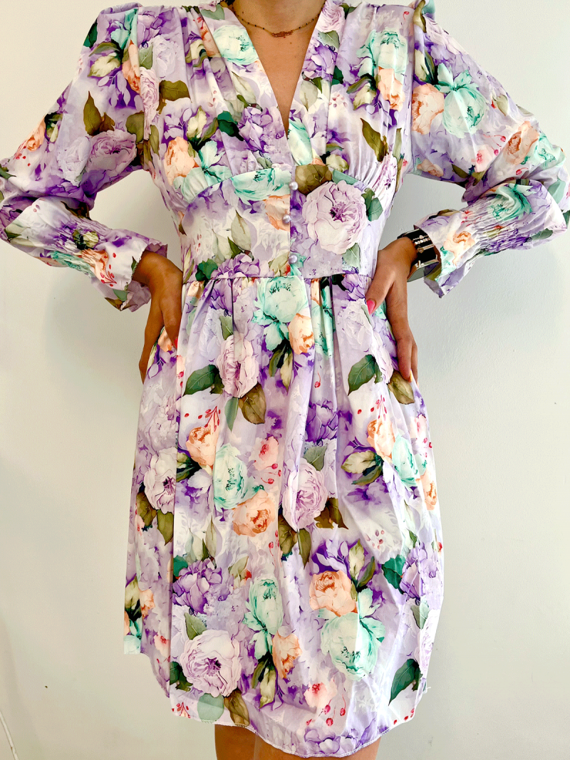 WP Stylowa sukienka w kwiatowy print...