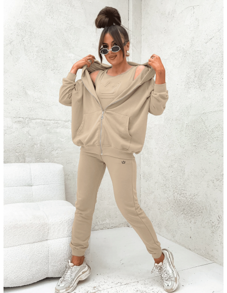 Komplet dresowy 3w1 ORIAN - beżowy