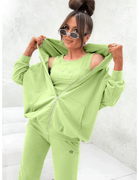 Komplet dresowy 3w1 ORIAN - limonkowy