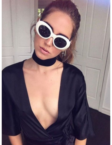 Okulary przeciwsłoneczne - białe