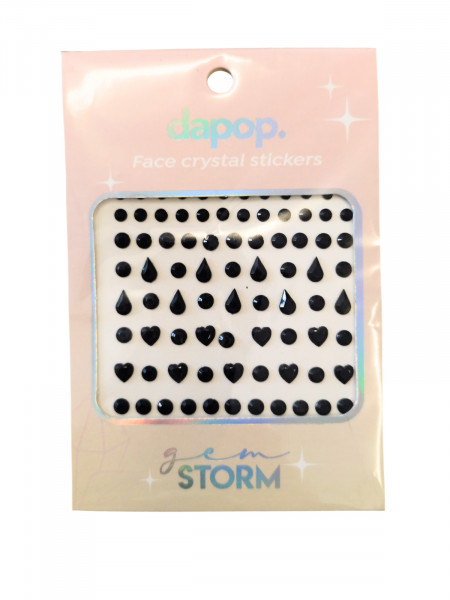 Samoprzylepne naklejki z kryształkami - wzór 4 2