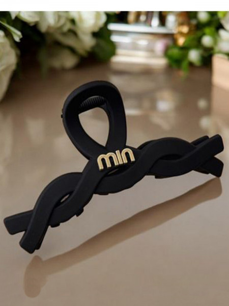 Spinka do włosów klamra - czarna 2