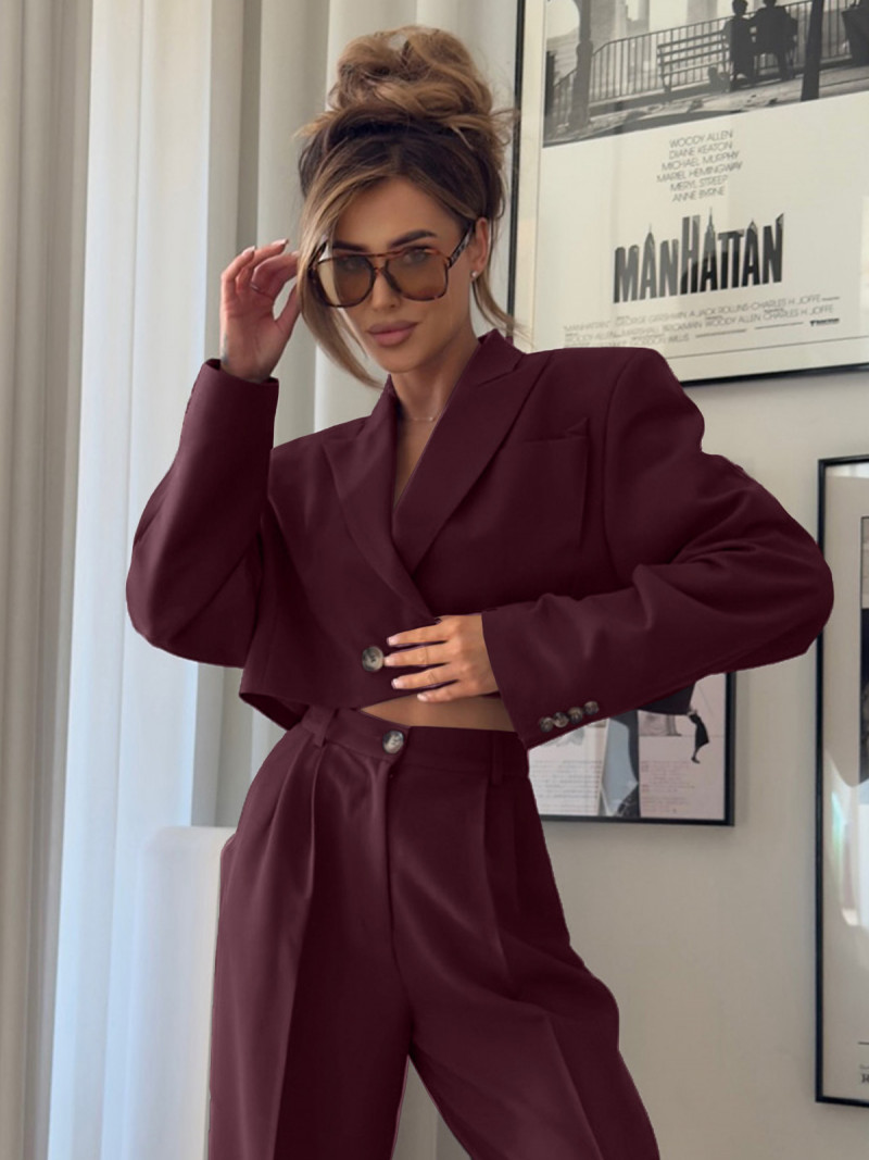 Krótka marynarka oversize ESMINA -...