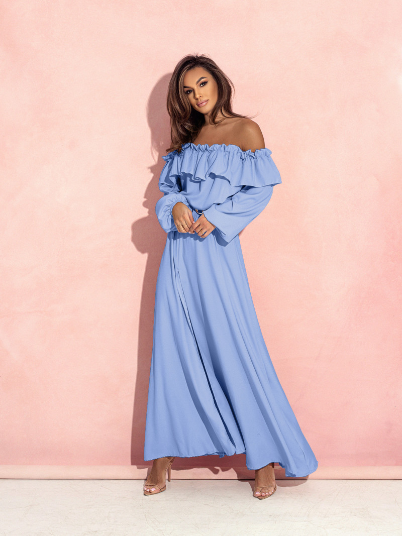 Rozkloszowana sukienka hiszpanka...