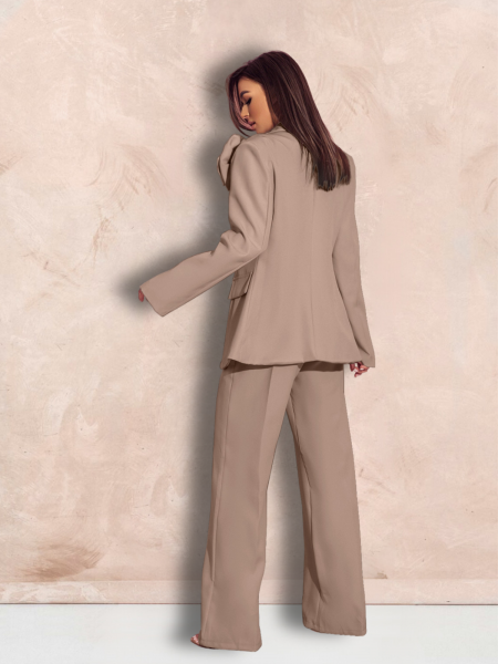 Garnitur z szerokimi spodniami KENZO - cappuccino 2