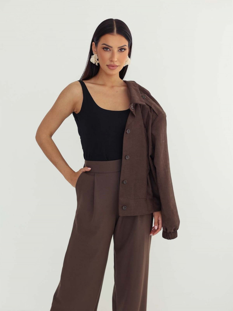 Zamszowa kurtka katana TAVIA -...