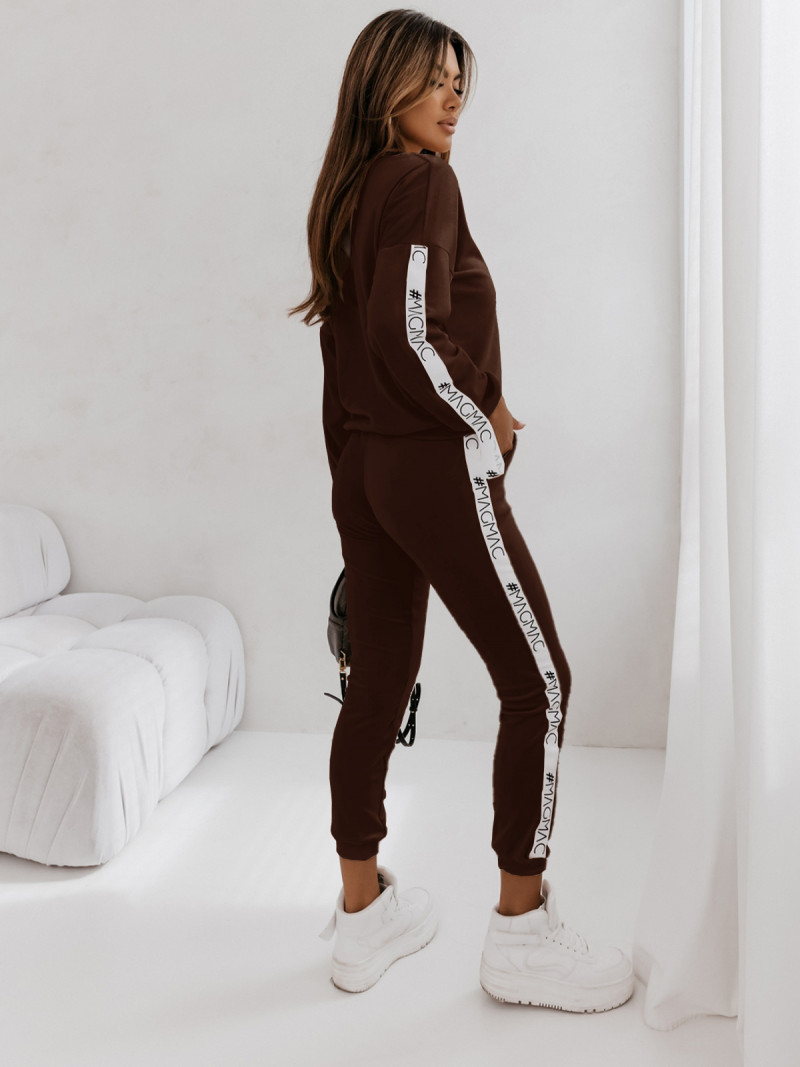 Welurowy komplet bluza+spodnie MAIA -...