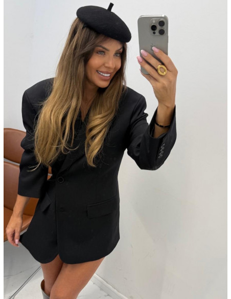 Stylowa marynarka 2 w 1 LARISA - czarna