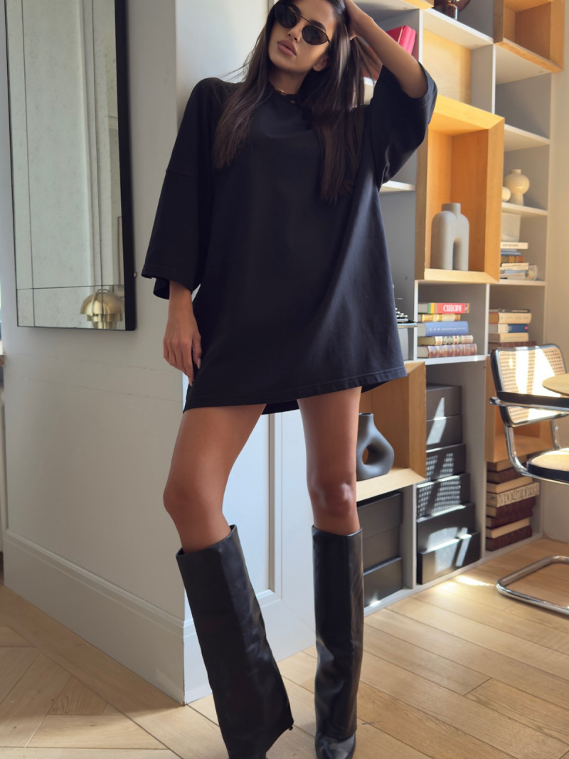 Bawełniana sukienka oversize AGLAIA -...