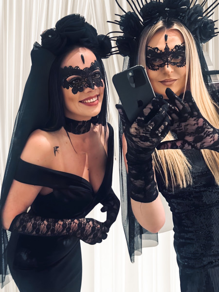 Krótki tiulowy welon ARVENA...