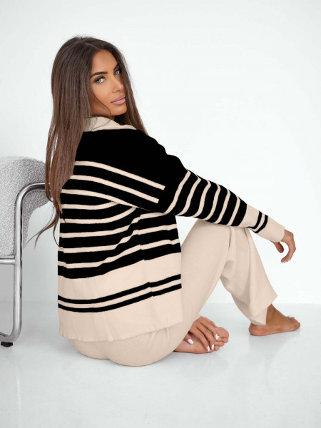 Komplet dzianinowy z szerokimi spodniami DAZJA - wzór 6