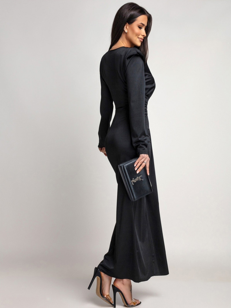 Elegancka sukienka maxi z ozdobną...