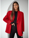 Długa oversizowa marynarka DIONISIA - czerwona