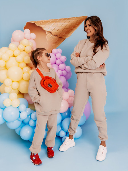 WP bluza dresowa dziecięca - beżowa 2