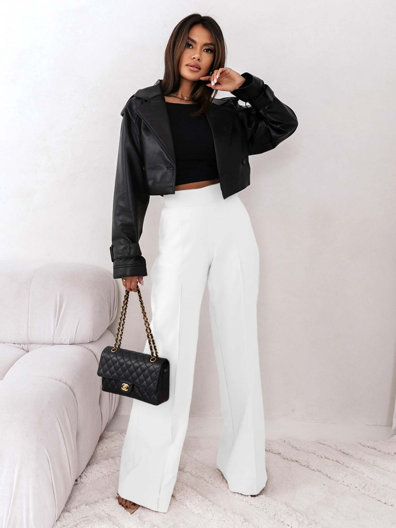 WP Eleganckie spodnie z szerokimi...