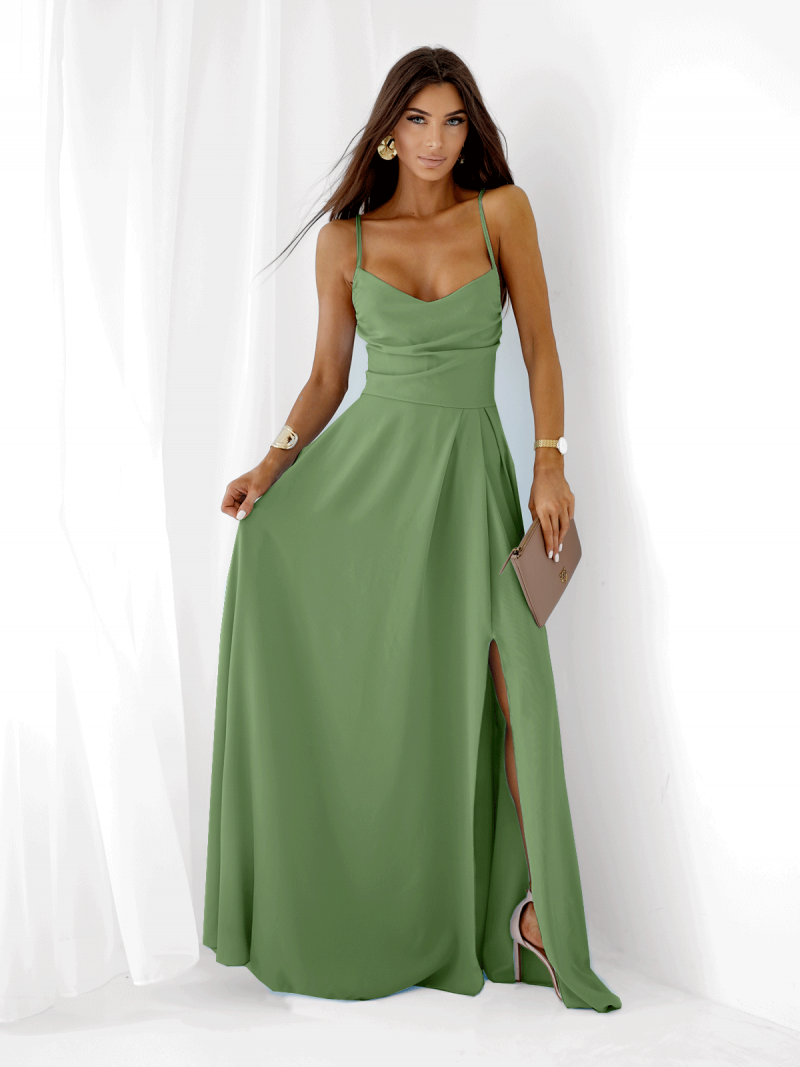 Sukienka maxi na ramiączkach LYANNE -...