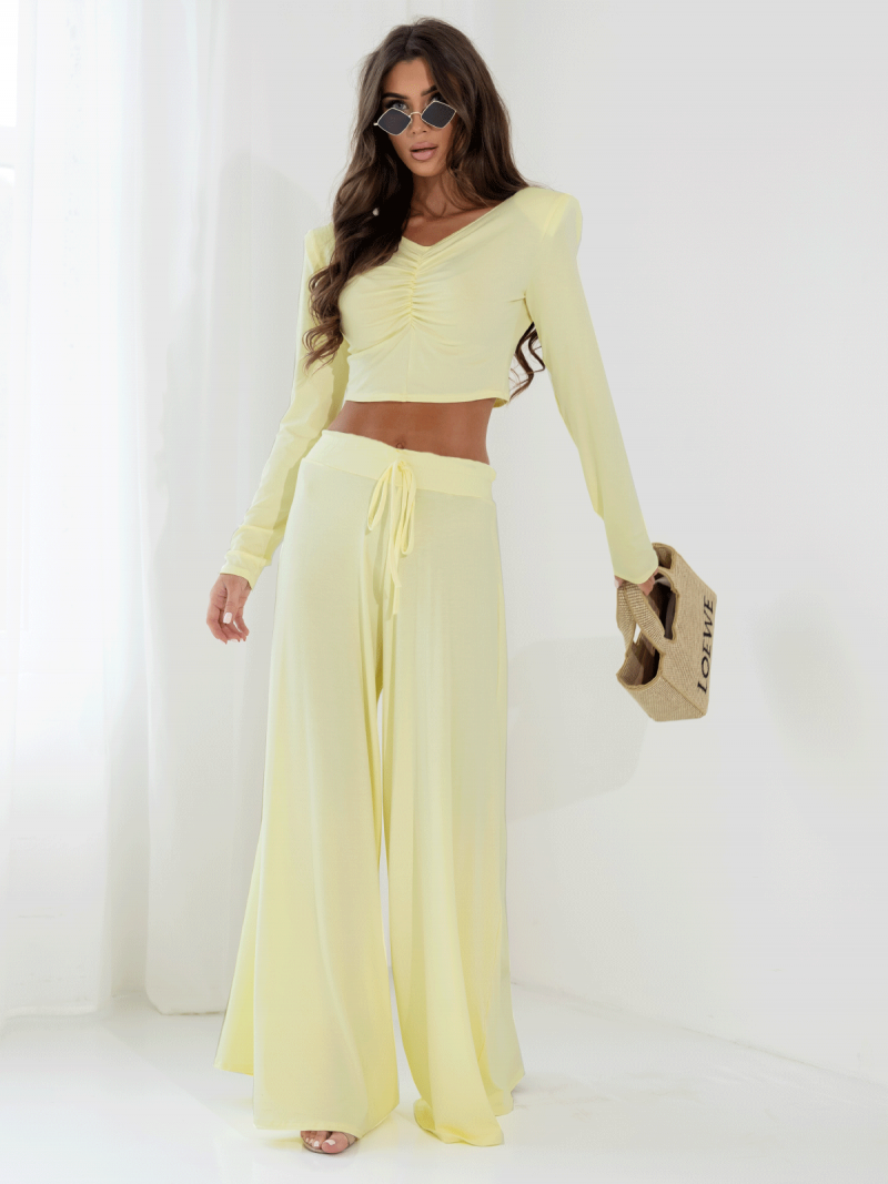 WP wiskozowa bluzka z marszczeniem -...