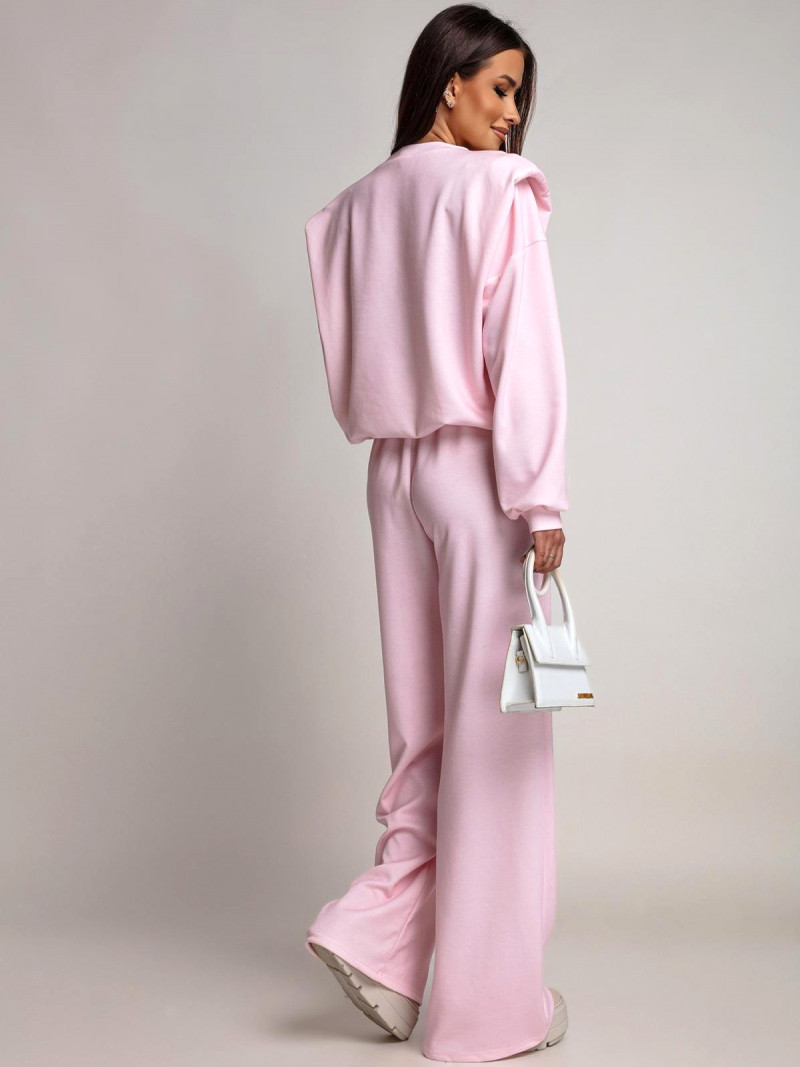 Komplet dresowy z szerokimi spodniami...