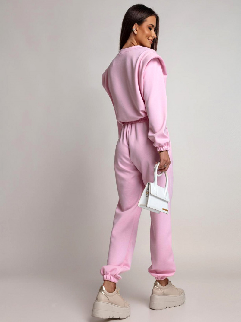 Wiskozowy dres krótka bluza i spodnie...