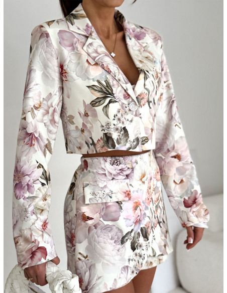 Bawełniany komplet ze spódnico-spodenkami LEWI - wzór 2