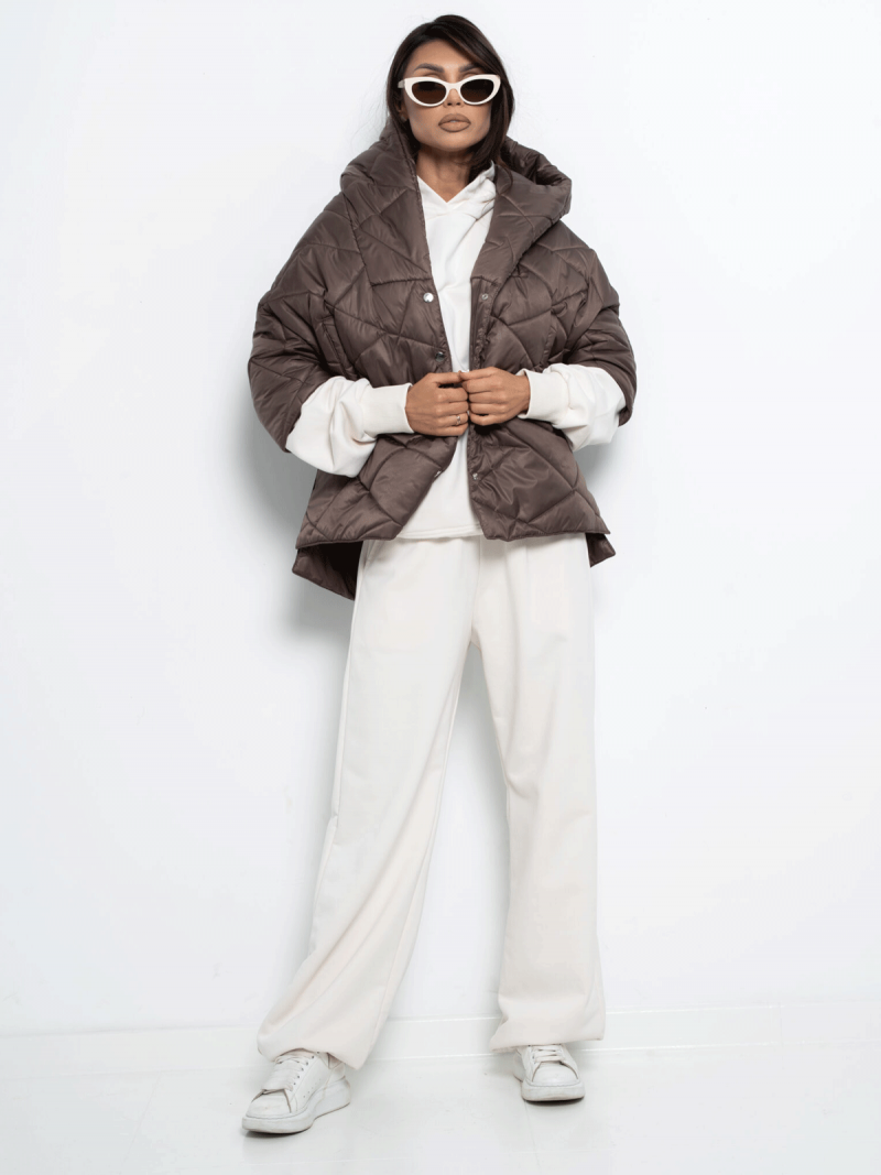 Pikowana kamizelka oversize z...