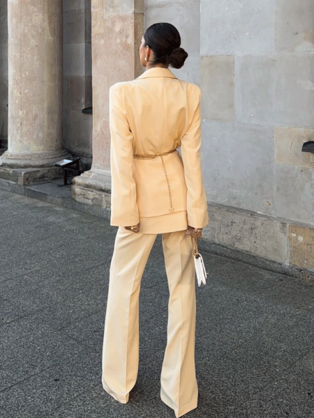 Eleganckie spodnie z kantem z wiskozy DONY - mango 2