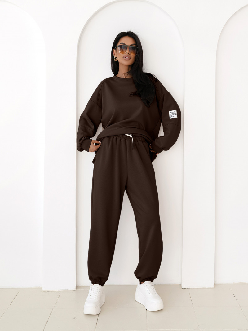 Wiskozowy komplet dresowy oversize...