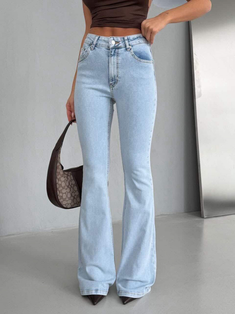 Spodnie jeansy dzwony ARION - jeans