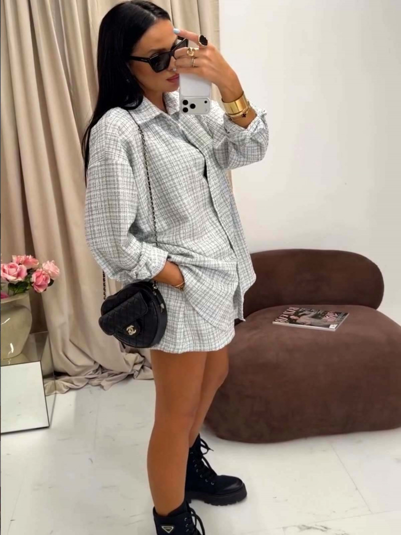 Bawełniany komplet z krótkimi...