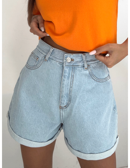 Stylowe spodenki jeansowe CERII - niebieskie