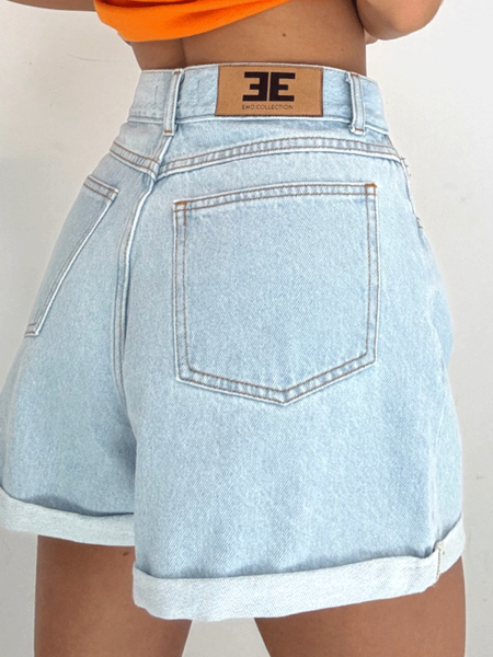 Stylowe spodenki jeansowe CERII - niebieskie 2