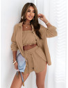 Muślinowy komplet 3w1 MERABI - mocha mousse