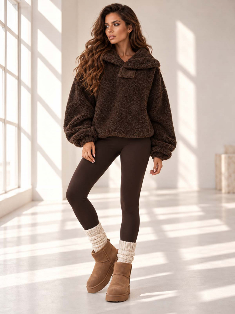 Bluza polarowa typu TEDDY z...